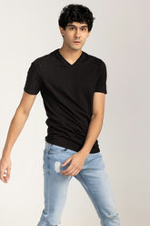 Black Basic T-Shirt JVN-SIG-D038